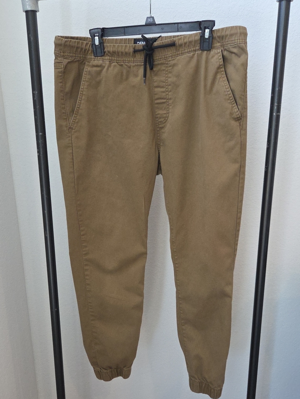 Denizen from Levi's Olive/Tan Drawstring Joggers Mens Large Brown Pants - Picture 3 of 10